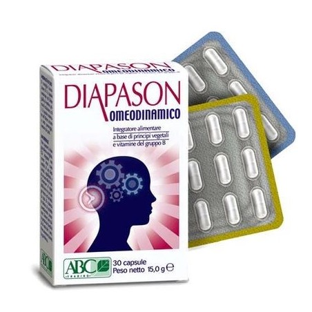 Diapason Omeodinamico integratore alimentare per stanchezza fisica e mentale 30 capsule Diapason Omeodinamico integratore alimentare per stanchezza fisica e mentale 30 capsule
