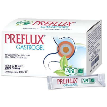 Preflux Gastrogel integratore per il reflusso gastrico 10 stick pack Preflux Gastrogel integratore per il reflusso gastrico 10 stick pack