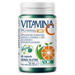 Vitamina C PureWay-C Integratore Sistema immunitario antiossidante 45 cps
