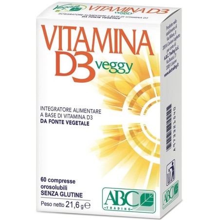 Vitamina D3 Veggy Integratore Alimentare funzione muscolare 60 compresse Vitamina D3 Veggy Integratore Alimentare funzione muscolare 60 compresse