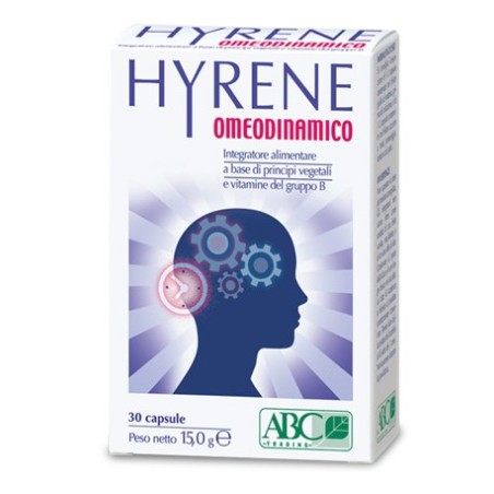 Hyrene Omeodinamico integratore per il rilassamento e il benessere mentale 30 capsule Hyrene Omeodinamico integratore per il rilassamento e il benessere mentale 30 capsule