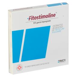 Fitostimoline 15% Garze Cicatrizzanti Impregnate 10 Pezzi