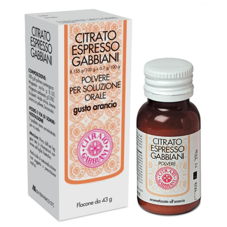 Citrato Espresso Gabbiani Gusto Arancia Citrato Espresso Gabbiani Gusto Arancia