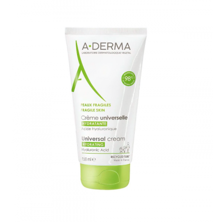 A-Derma Crema Idratante Universale viso e corpo con acido ialuronico 150 ml