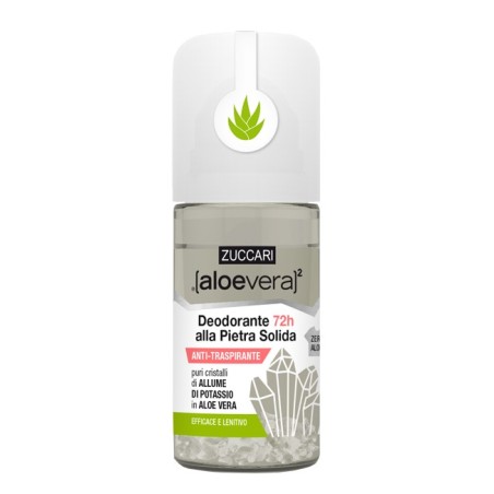Zuccari Aloevera2 Deodorante Pietra Solida per ipersudorazione roll on 50 ml Zuccari Aloevera2 Deodorante Pietra Solida per ipersudorazione roll on 50 ml