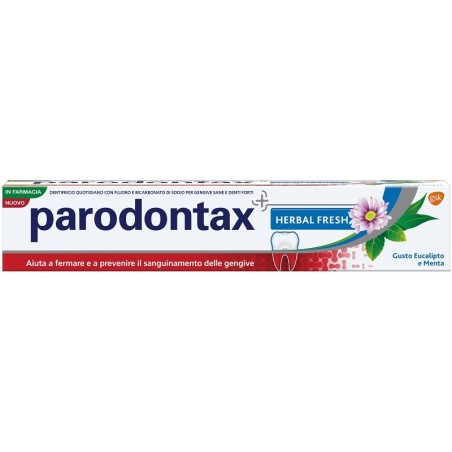Parodontax Herbal Fresh Dentifricio preventivo del sanguinamento delle gengive 75 ml Parodontax Herbal Fresh Dentifricio preventivo del sanguinamento delle gengive 75 ml