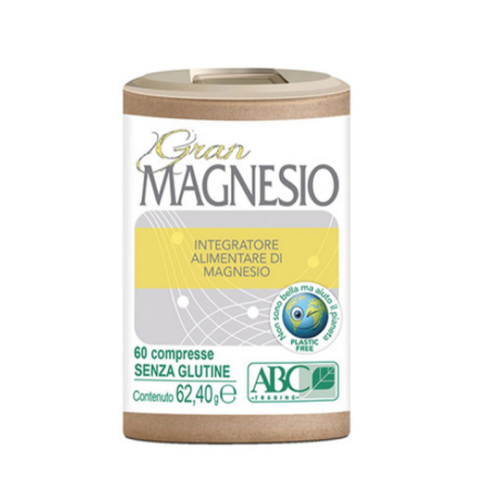 Gran magnesio integratore per stanchezza e affaticamento 60 compresse Gran magnesio integratore per stanchezza e affaticamento 60 compresse