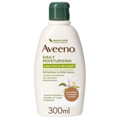 Aveeno Bagno Doccia Vaniglia & Avena detergente idratante 300 ml Aveeno Bagno Doccia Vaniglia & Avena detergente idratante 300 ml