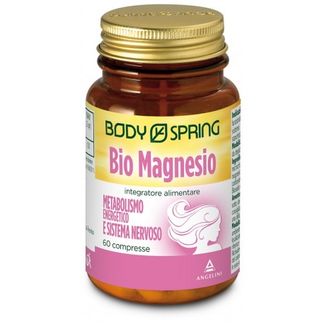 Body Spring Bio Magnesio Integratore sistema nervoso e stanchezza 60 compresse