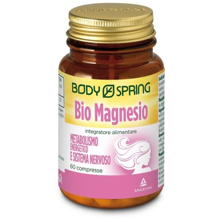 Body Spring Bio Magnesio Integratore sistema nervoso e stanchezza 60 compresse Body Spring Bio Magnesio Integratore sistema nervoso e stanchezza 60 compresse