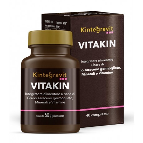 Kintergravit Vitakin integratore vitamine e sali minerali 40 compresse