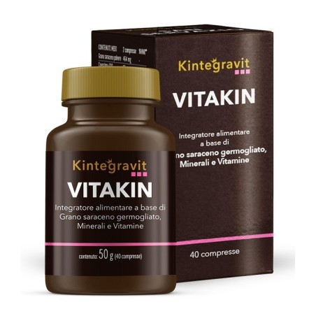 Kintergravit Vitakin integratore vitamine e sali minerali 40 compresse Kintergravit Vitakin integratore vitamine e sali minerali 40 compresse