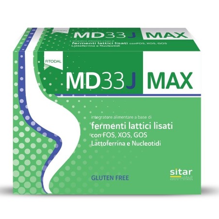 Fitodal MD33J MAX Integratore fermenti lattici per bambini 21 bustine Fitodal MD33J MAX Integratore fermenti lattici per bambini 21 bustine