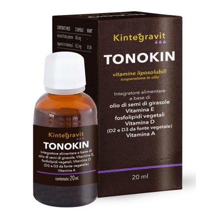 Tonokin Integratore alimentare per vista, pelle e ossa 20ml Tonokin Integratore alimentare per vista, pelle e ossa 20ml