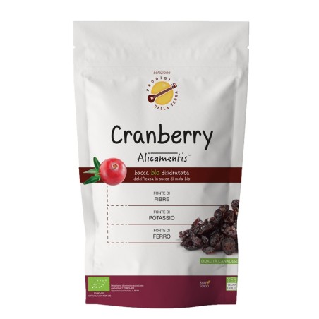 Alicamentis Cranberry Bio Bacca di mirtillo disidratata 220g Alicamentis Cranberry Bio Bacca di mirtillo disidratata 220g