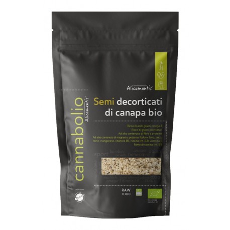 Cannabolio Semi Bio 200 g - Semi decorticati di canapa bio