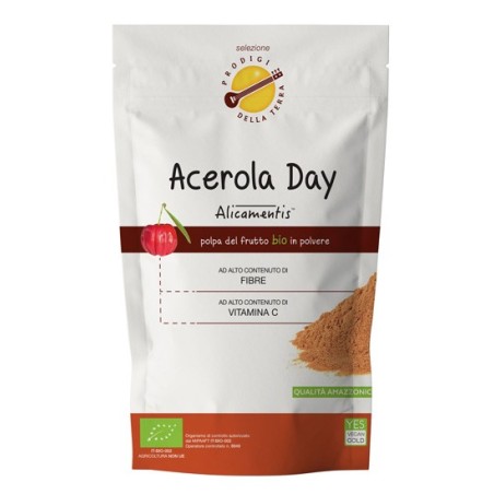 Acerola Day Alicamentis integratore difese immunitarie 50g Acerola Day Alicamentis integratore difese immunitarie 50g