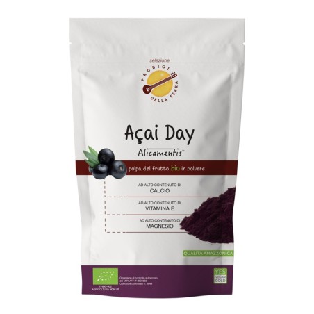 Acai Day Bio Alicamentis integratore resistenza fisica 100g Acai Day Bio Alicamentis integratore resistenza fisica 100g
