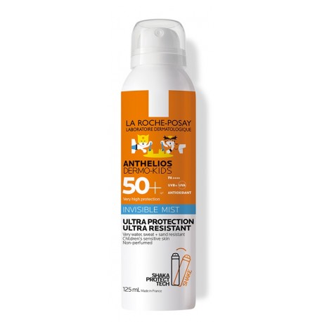 La Roche Posay Anthelios Dermo Kids Invisible Mist protezione solare invisibile resistente SPF50+ 125 ml