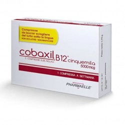 Cobaxil B12 5000 mcg integratore di vitamina B12 5 compresse sublinguali