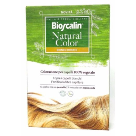 Bioscalin Natural Color Biondo Dorato colorazione per capelli 100% naturale 70 g Bioscalin Natural Color Biondo Dorato colorazione per capelli 100% naturale 70 g