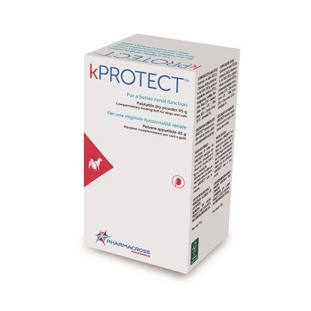 kProtect Mangime Complementare funzione renale cani e gatti 45g kProtect Mangime Complementare funzione renale cani e gatti 45g