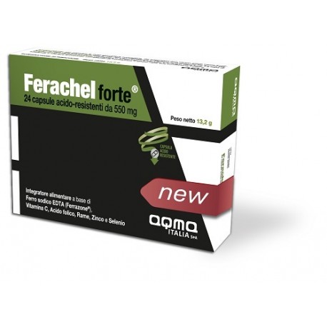 Ferachel Forte integratore a base di ferro 24 compresse filmate