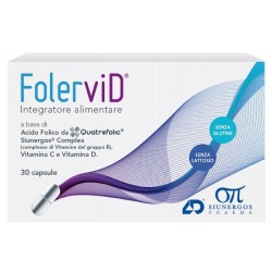 Folervid 30 capsule - Integratore di acido folico e vitamine