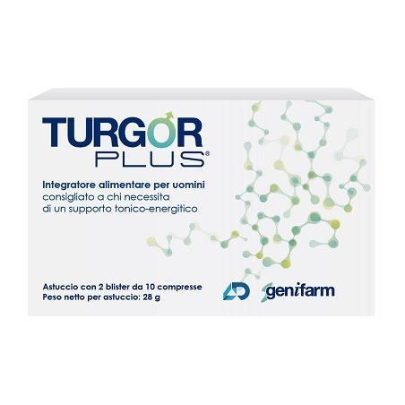 Turgor Plus 20 compresse - Integratore tonicizzante per uomini Turgor Plus 20 compresse - Integratore tonicizzante per uomini