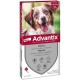 Advantix Spot On Antiparassitario per Cani da 10 kg a 25 kg 4 Pipette