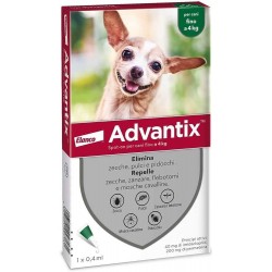 Advantix Spot-On Antiparassitario per Cani 0-4 kg 1 Pipetta