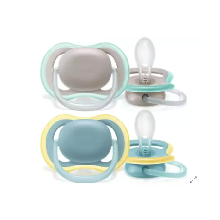 Philips Avent Succhietto Airflow traspirante per bimbi da 18 mesi 2 pezzi blu Philips Avent Succhietto Airflow traspirante per bimbi da 18 mesi 2 pezzi blu