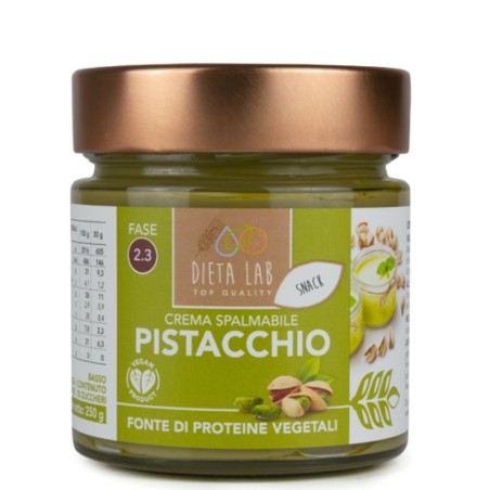 Dietalab Crema spalmabile al pistacchio con proteine vegetali 250 g Dietalab Crema spalmabile al pistacchio con proteine vegetali 250 g