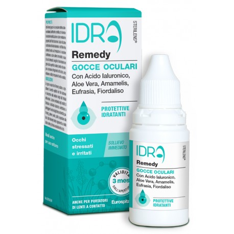 Sterilens Idra Remedy Gocce oculari protettive idratanti con acido ialuronico e aloe 10 ml