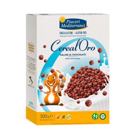 Piaceri Mediterranei CerealOro Palline senza glutine al cioccolato 300 g