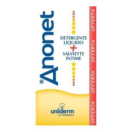 Anonet Liquido detergente intimo perianale lenitivo e protettivo 150 ml