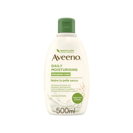 Aveeno Daily Moisturising Bagnodoccia detergente corpo leggermente profumato e nutriente 500 ml Aveeno Daily Moisturising Bagnodoccia detergente corpo leggermente profumato e nutriente 500 ml
