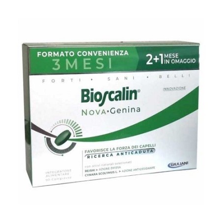 Bioscalin Nova Genina 90 compresse - Formato convenienza 3 mesi Bioscalin Nova Genina 90 compresse - Formato convenienza 3 mesi