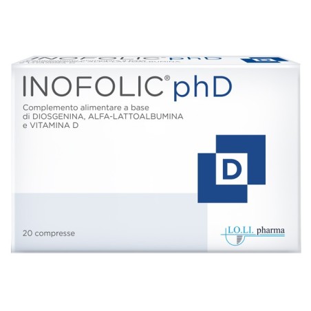 Inofolic phD integratore per ciclo mestruale 20 compresse Inofolic phD integratore per ciclo mestruale 20 compresse