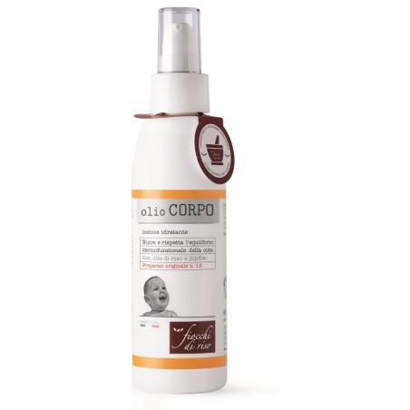 Fiocchi Di Riso Olio Idratante corpo di riso e jojoba 140 ml Fiocchi Di Riso Olio Idratante corpo di riso e jojoba 140 ml