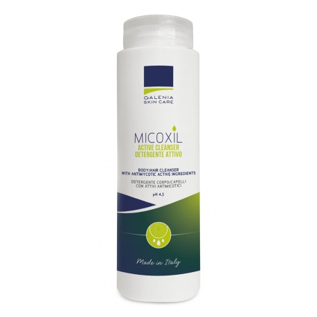 Micoxil Active Cleanser Detergente antimicotico per corpo e capelli pH 4,5 250 ml