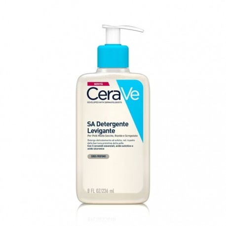 Cerave SA Detergente levigante per pelli molto secche ruvide screpolate 235 ml