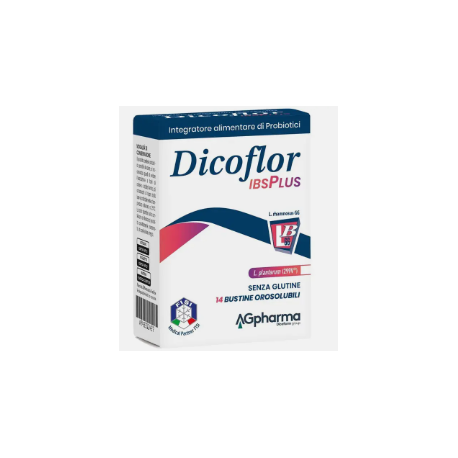 Dicoflor Plus integratore probiotico per flora batterica intestinale 14 bustine orosolubili