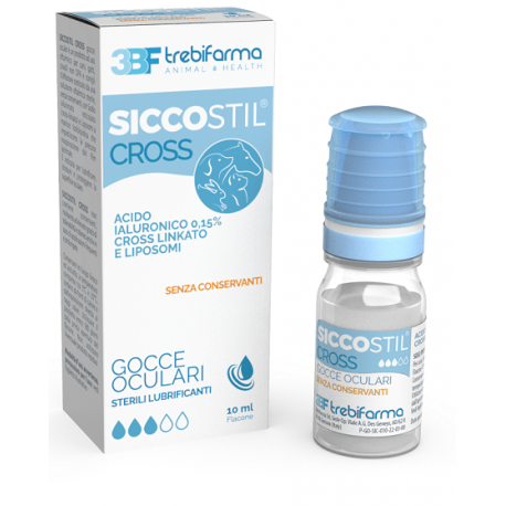 Siccostil Cross Gocce Oculari idratanti per cani gatti cavalli conigli 10 ml