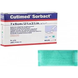  Cutimed Sorbact medicazione cattura batteri e funghi 7 x 9 cm 5 pezzi