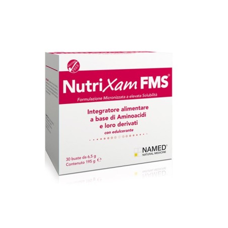 Named Nutrixam Fms integratore di aminoacidi e derivati per mancanza di albumina 30 bustine Named Nutrixam Fms integratore di aminoacidi e derivati per mancanza di albumina 30 bustine