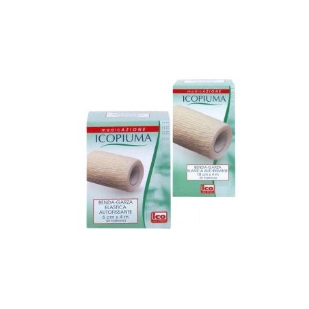 Icopiuma Benda-Garza Elastica autofissante 6 cm x 4 metri 1 pezzo Icopiuma Benda-Garza Elastica autofissante 6 cm x 4 metri 1 pezzo