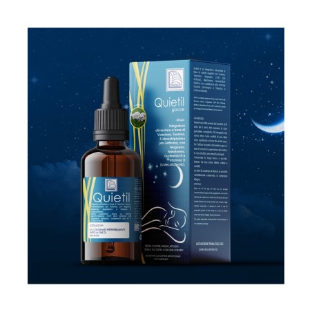 Logidex Quietil integratore per rilassamento sonno e riduzione dei risvegli notturni gocce 30 ml Logidex Quietil integratore per rilassamento sonno e riduzione dei risvegli notturni gocce 30 ml