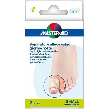 Master-aid Foot Care Divaricatore Alluce valgo giorno/notte taglia S 2 pezzi