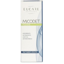 Eucare Micodet Polvere astringente adsorbente lenitiva per sudorazione eccessiva 75 ml